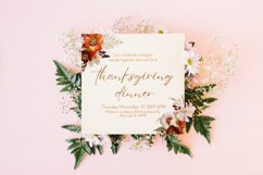 4 Watercolor Sequined Autumn Patch Flowers Clipart Product Image 4