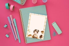 Watercolor Cute Girl with a Cake Clipart Product Image 4