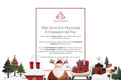 Watercolor Whimsical Christmas Clipart Bundle Product Image 5