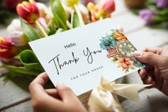 22 Watercolor Floral Sundial Clipart Product Image 5