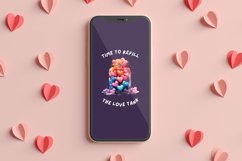 Watercolor Hearts in a Jar Clipart Bundle Product Image 5