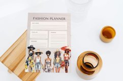 39 Watercolor Summer Fashion Clipart Product Image 5