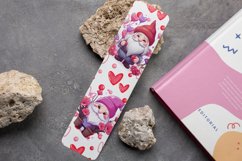 Watercolor Valentine Gnome Stickers Clipart Bundle Product Image 6