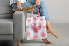 Watercolor Colorful Glitter Hearts Clipart Bundle Product Image 6