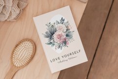 Watercolor Dusty Miller and Roses Clipart Bundle Product Image 6