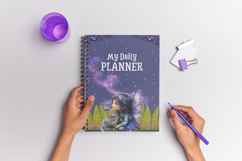 Watercolor Cute Blue Fairy Clipart Bundle Product Image 6