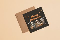 27 Watercolor Cute Ghosts Clipart Product Image 6