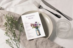 Watercolor Purple and Blue Vintage Clipart Bundle Product Image 6