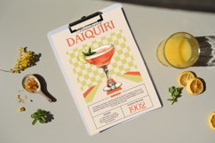 Watercolor Vintage Cocktails Clipart Bundle Product Image 7