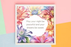 4 Watercolor Colored Pencil Flower Clipart Product Image 7