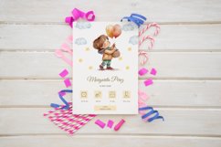 Watercolor Happy Boy with a Balloon Clipart Bundle Product Image 7