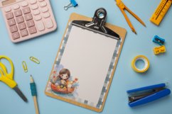 Watercolor Girl on a Boat Clipart Bundle Product Image 7
