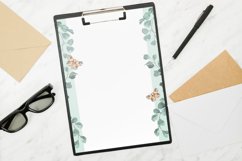Watercolor Floral Moth Clipart Bundle Product Image 7