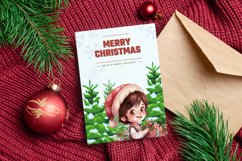 Watercolor Christmas Boys Clipart Bundle Product Image 8
