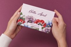 Watercolor Anemone Clipart Bundle Product Image 8