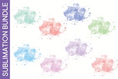 40 Watercolor Clouds Backsplash Sublimation Bundle Product Image 5