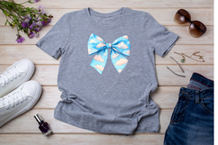 watercolor cloudy bow, sky coquette bow, artistic bow design, cloudy sky clipart, digital bow design, blended watercolor bow, sky bow art, watercolor artistic design, coquette bow art, sky sublimation design