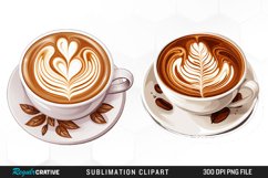Watercolor Coffee Cup Illustration Clipart Product Image 1