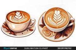 Watercolor Coffee Cup Illustration Clipart Product Image 1