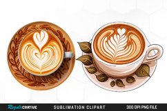 Watercolor Coffee Cup Illustration Clipart Product Image 1
