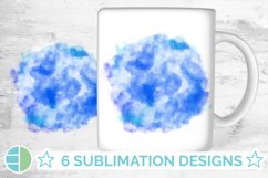 Sublimation Bundle Watercolor Backgrounds Purple Blue Pink Product Image 3