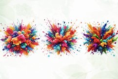 Watercolor Color Splash Clipart Product Image 4