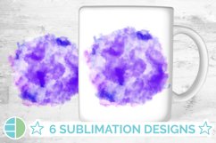 Sublimation Bundle Watercolor Backgrounds Purple Blue Pink Product Image 8