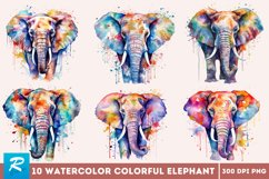 Watercolor Colorful Elephant Clipart Bundle,animal clipart,baby animals,baby elephant png,baby shower clipart,clipart bundle,commercial license,cute safari,elephant baby shower,elephant clipart,invitation card,nursery wall art,watercolor clipart