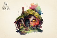 Colorful Hobbit House Sublimation Bundle, 12 PNG File Product Image 10