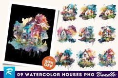 Watercolor Houses Clipart Bundle,Watercolor Colorful Houses Clipart Bundle,Houses Clipart,commercial use,watercolor clipart,clip art bundle,clip art png,png bundle,garden clipart,castle clipart,garden png,greek statues,fountain clipart,magical garden png,