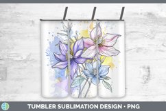 GorgeousWatercolor Tumbler design.