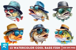 Watercolor Cool Bass Fish Sublimation Clipart Bundle,Fish Sublimation Clipart,set of 4,clipart,printable art,digital art,Illustrations Bundle,watercolor,digitalWatercolor Cool Bass Fish Sublimation Clipart Bundle,Fish Sublimation Clipart,set of 4,clipart