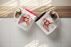 Watercolor cool glamour beautiful woman girl sunglasses glamorous style 20oz tumbler skinny mug wrap clipart t-shirt sublimation printable design