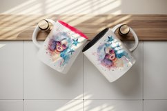 Watercolor cool glamour beautiful woman girl sunglasses glamorous style 20oz tumbler skinny mug wrap clipart t-shirt sublimation printable design