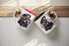 Watercolor cool glamour crow black bird superstar sparkle sunglasses print 20 oz tumbler skinny mug wrap clipart t-shirt sublimation printable design