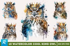 Cool King Owl Sublimation Bundle, Animals, Nature, Animal, Wild Life, Love, Pets, Cute, Art, Pet, Dog, Cats, Dogs, Nature Love, Animal Lovers ,Galaxy, Birds, Animal Art, Animal Clipart, Animal Watercolor ,Animal Graphic, Animal Illustration, Animal Sublim