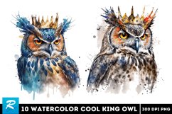 Cool King Owl Sublimation Bundle, Animals, Nature, Animal, Wild Life, Love, Pets, Cute, Art, Pet, Dog, Cats, Dogs, Nature Love, Animal Lovers ,Galaxy, Birds, Animal Art, Animal Clipart, Animal Watercolor ,Animal Graphic, Animal Illustration, Animal Sublim