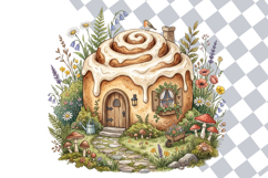 Fairy Cottage Dessert Houses PNG Clipart Bundle 28 Images Product Image 2