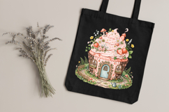 Fairy Cottage Dessert Houses PNG Clipart Bundle 28 Images Product Image 3