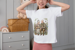 Cottagecore Elderly Couples Clipart Bundle | PNG Grandparent Product Image 4