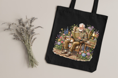 Cottagecore Grandpa Clipart | 19 PNG Rustic Bundle Product Image 3