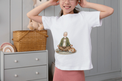 Yoga Grandpa Clipart Bundle | 20 Watercolor Cottagecore PNG Product Image 4