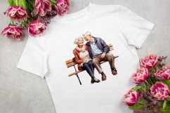 Old Couple on the Bench Sublimation Bundle - 23 Designs Product Image 6