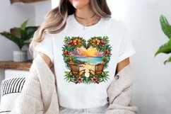 Watercolor Couples Beach Chairs Clipart Bundle Product Image 3