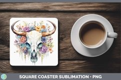 GorgeousWatercolor Square Coaster design.