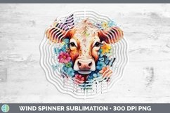 GorgeousWatercolor Wind Spinner design.