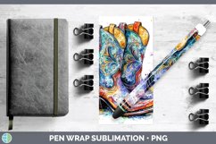 GorgeousWatercolor Pen Wrap design.
