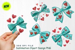 Watercolor Cowgirl Valentine Clipart PNG Product Image 1
