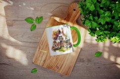 Watercolor cozy cottage surrounded by flowers wrap sublimation bundle for customize your mug