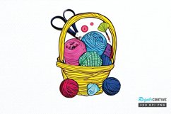 Watercolor Crochet Knitting PNG Clipart Product Image 1